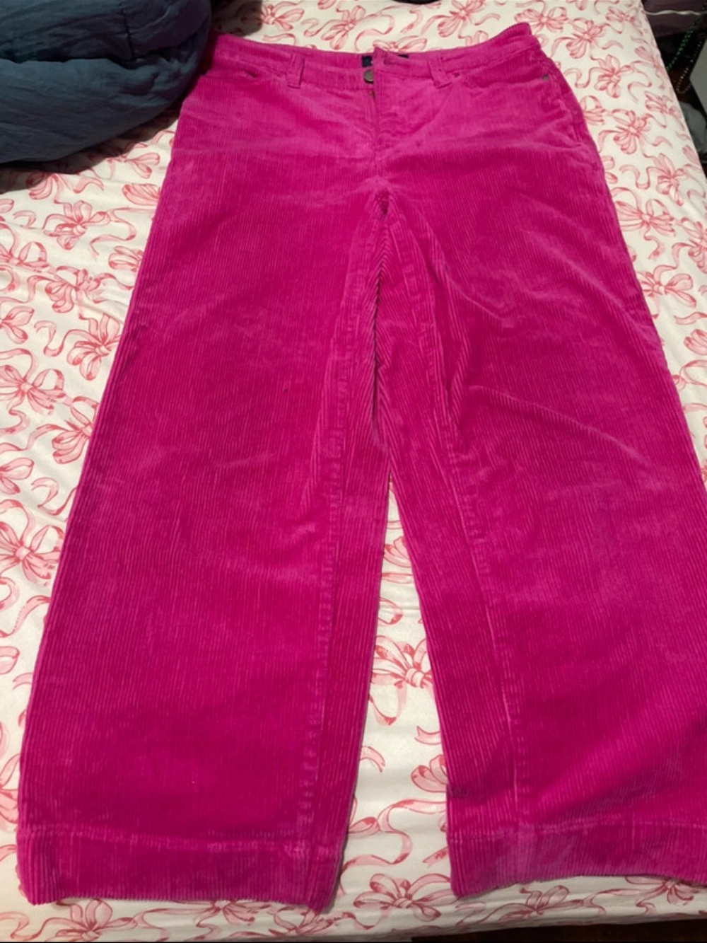 Charter Club Kids Wide-Leg Corduroy Pants in Magenta